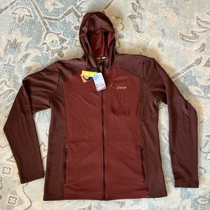 NWT men’s XL lightweight Sherpa brand zip up jacket